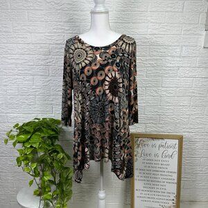 Women's Honeyme dress gray orange short